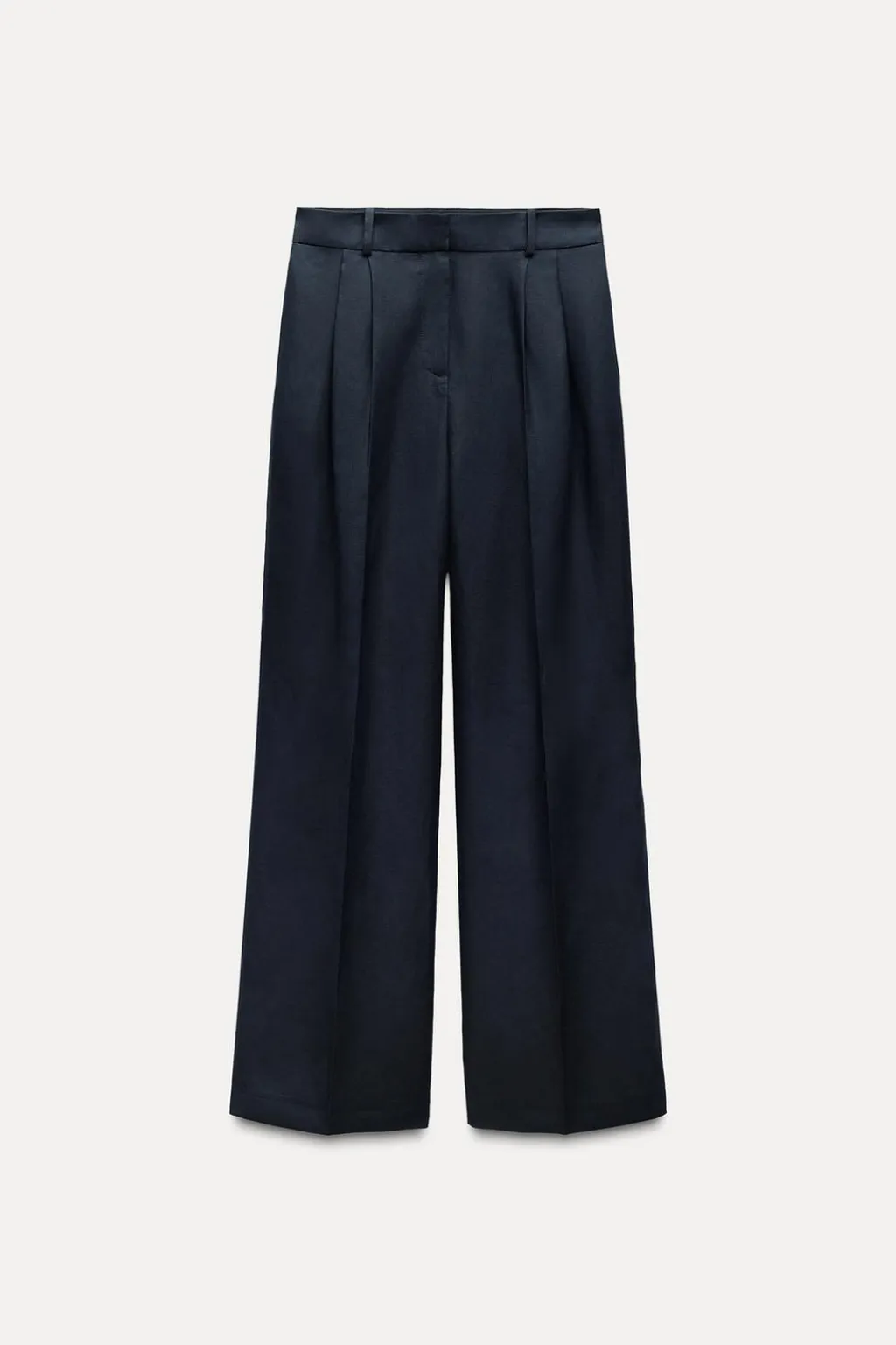 Hot PANTALÓN ANCHO CON LINO Mujer Pantalones