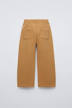 Niños ZARA 6 - 14 Años·Pantalones<PANTALÓN ANCHO CORTES