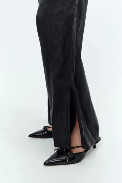 Sale PANTALÓN ANCHO CREMALLERAS Mujer Pantalones