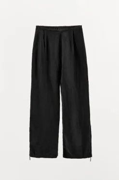 Sale PANTALÓN ANCHO CREMALLERAS Mujer Pantalones