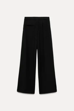 New PANTALÓN ANCHO CREPE Mujer Pantalones