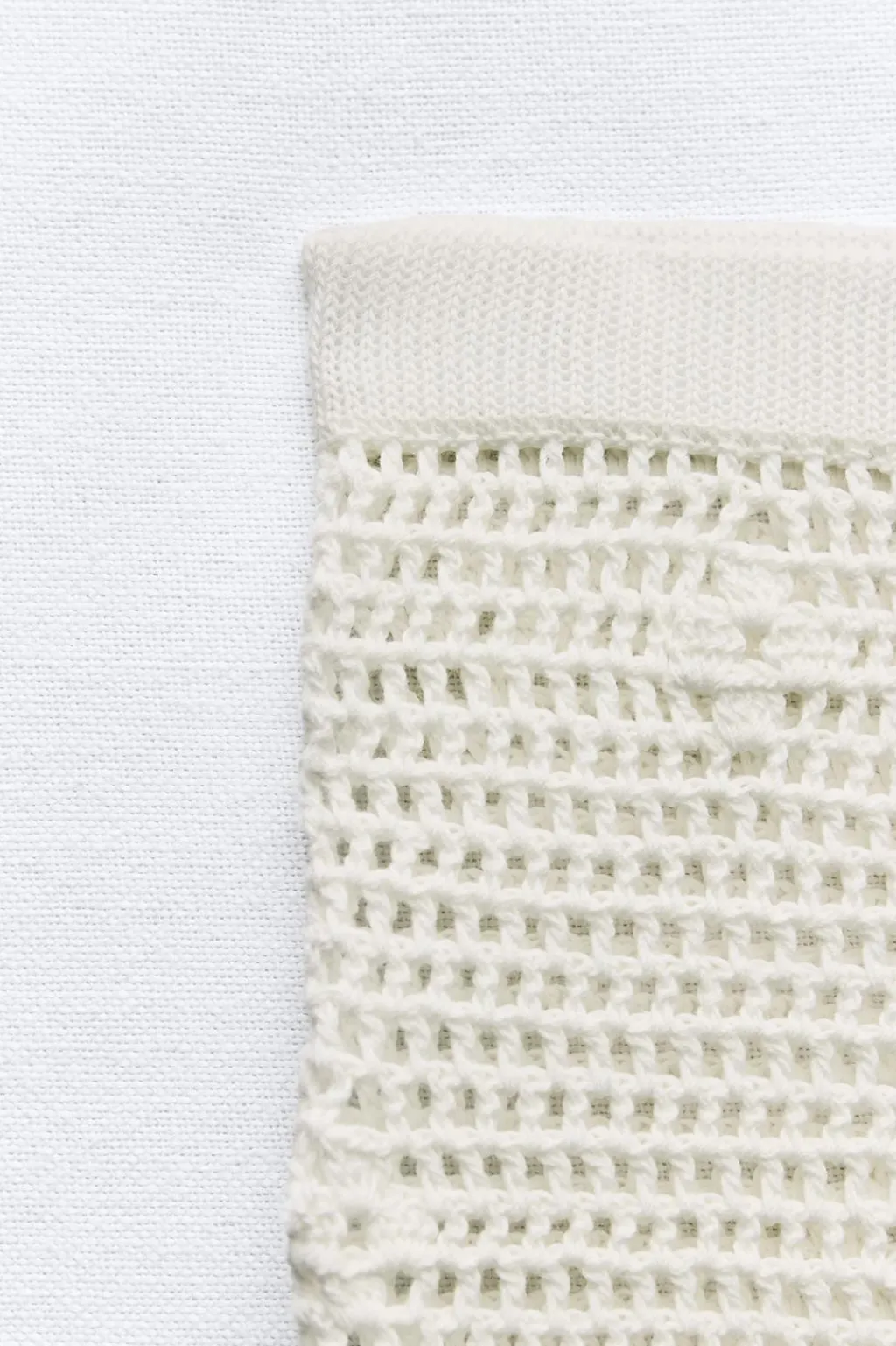 Fashion PANTALÓN ANCHO CROCHET Mujer Pantalones|Cárdigan / Jerséis