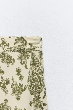 Discount PANTALÓN ANCHO ESTAMPADO Mujer Pantalones