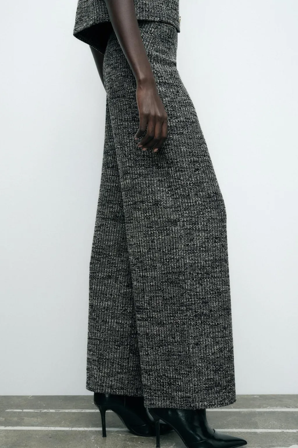 Discount PANTALÓN ANCHO ESTRUCTURA Mujer Pantalones