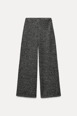 Discount PANTALÓN ANCHO ESTRUCTURA Mujer Pantalones