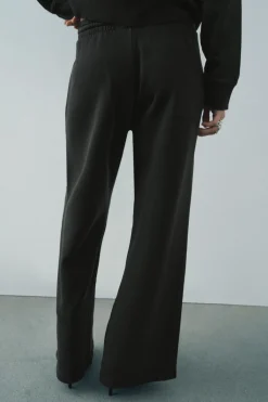 Outlet PANTALÓN ANCHO LAVADO Mujer Pantalones|Sudaderas / Joggers