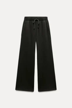 Outlet PANTALÓN ANCHO LAVADO Mujer Pantalones|Sudaderas / Joggers