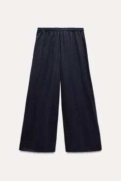 Discount PANTALÓN ANCHO PIJAMERO ZW COLLECTION Mujer Pantalones