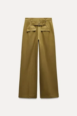 Best PANTALÓN ANCHO PINZAS Mujer Pantalones