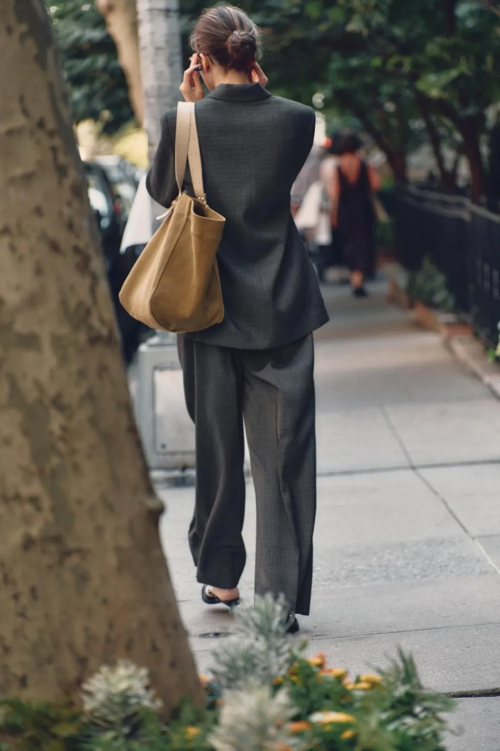 Sale PANTALÓN ANCHO PINZAS Mujer Pantalones