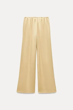 Best PANTALÓN ANCHO PLISADO Mujer Pantalones