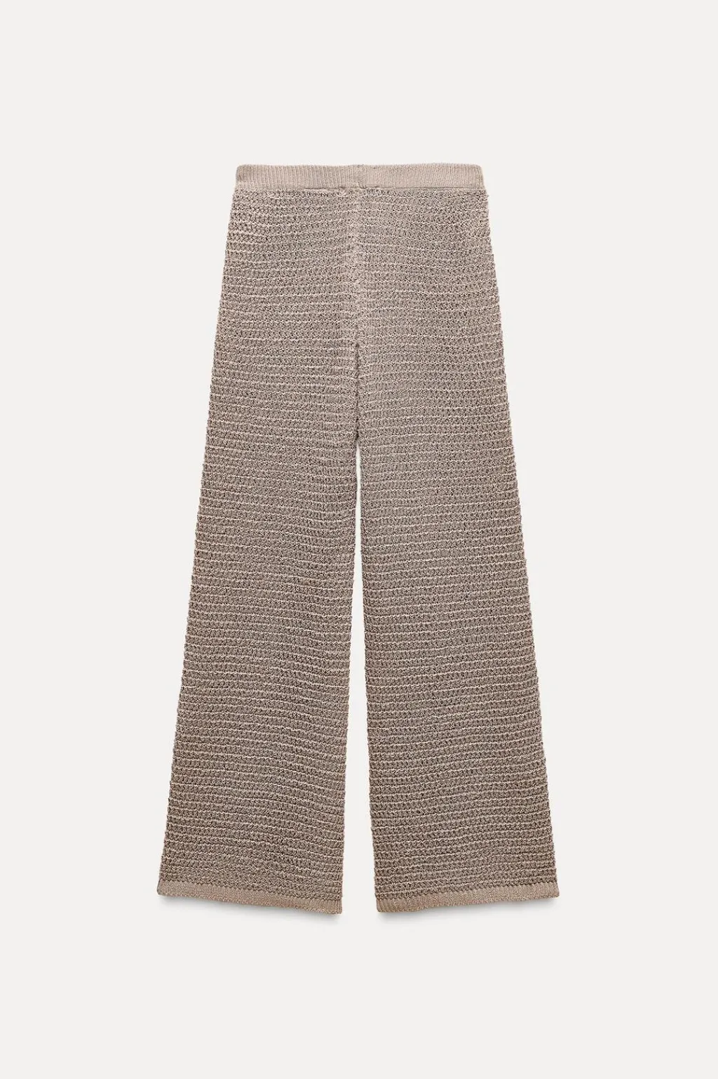 Outlet PANTALÓN ANCHO PUNTO Mujer Pantalones|Cárdigan / Jerséis