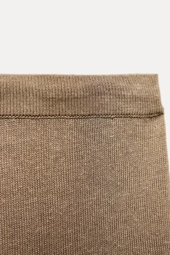 New PANTALÓN ANCHO PUNTO Mujer Pantalones|Cárdigan / Jerséis