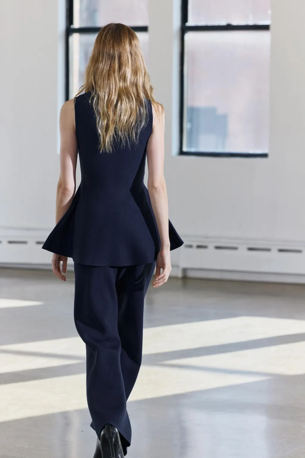 Discount PANTALÓN ANCHO PUNTO Mujer Pantalones|Cárdigan / Jerséis