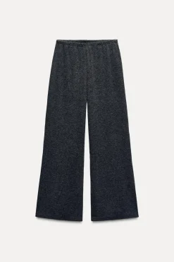 Hot PANTALÓN ANCHO PUNTO SOFT Mujer Pantalones