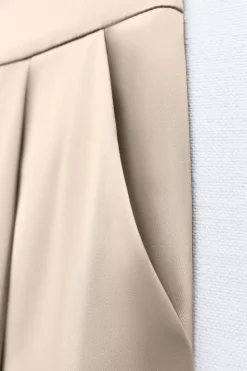 Sale PANTALÓN ANCHO SATINADO Mujer Pantalones