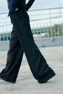 Online PANTALÓN ANCHO SOFT Mujer Pantalones