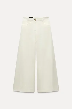 Fashion PANTALÓN ANCHO TIRO ALTO Mujer Pantalones