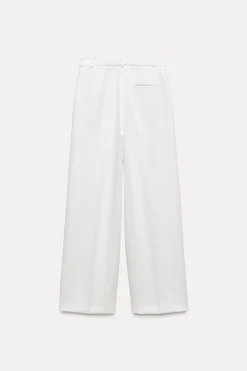 Discount PANTALÓN ANCHO TIRO ALTO Mujer Pantalones