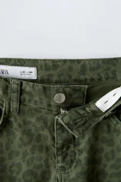 Niños ZARA 6 - 14 Años·Pantalones<PANTALÓN ANIMAL PRINT