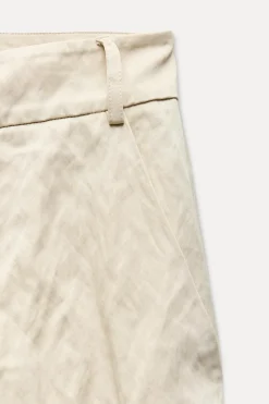 Clearance PANTALÓN ARRUGADO RECTO ZW COLLECTION Mujer Pantalones