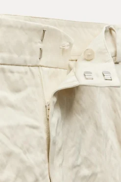 Clearance PANTALÓN ARRUGADO RECTO ZW COLLECTION Mujer Pantalones