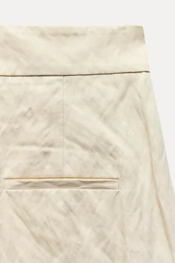 Clearance PANTALÓN ARRUGADO RECTO ZW COLLECTION Mujer Pantalones