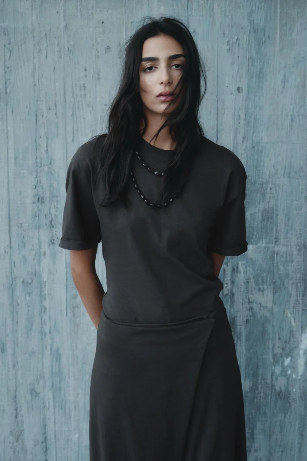 Sale PANTALÓN BAGGY CRUZADO HEAVY COTTON Mujer Pantalones