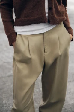 Hot PANTALÓN BAGGY PINZAS Mujer Pantalones