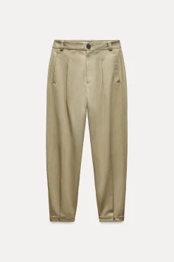 Hot PANTALÓN BAGGY PINZAS Mujer Pantalones