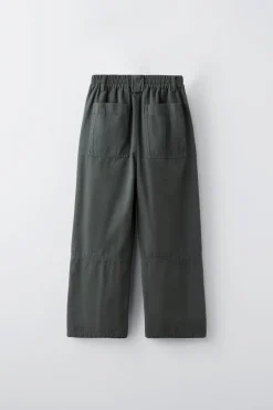 Niños ZARA 6 - 14 Años·Pantalones<PANTALÓN BAJO CREMALLERA