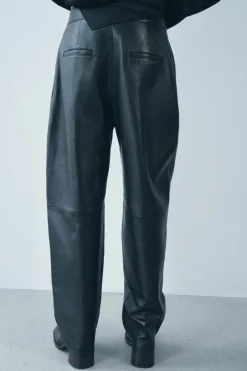 Discount PANTALÓN BALLON PIEL 100% ZW COLLECTION Mujer Pantalones