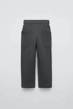 Niños ZARA 6 - 14 Años·Pantalones<PANTALÓN BALLOON FELPA PINZAS