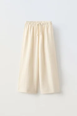 Niños ZARA 6 - 14 Años·Pantalones<PANTALÓN BAMBULA LISO