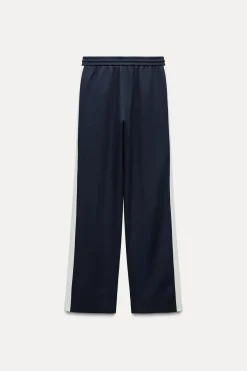 Fashion PANTALÓN BANDA LATERAL Mujer Pantalones