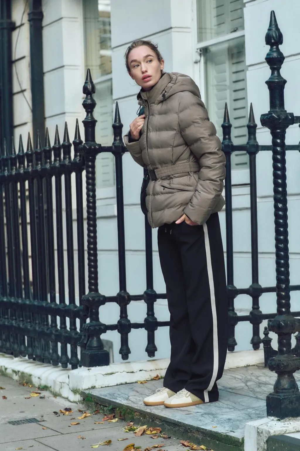 Fashion PANTALÓN BANDA LATERAL Mujer Pantalones|Sudaderas / Joggers