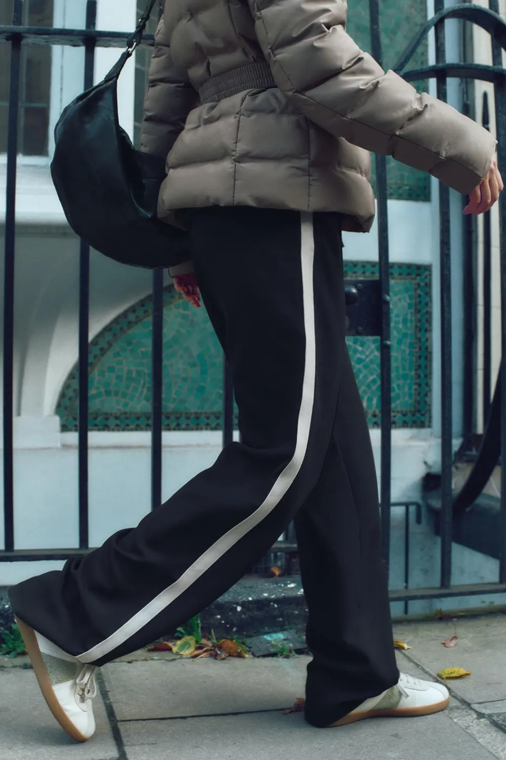 Fashion PANTALÓN BANDA LATERAL Mujer Pantalones|Sudaderas / Joggers