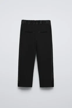 Niños ZARA 6 - 14 Años·Pantalones|6 - 14 Años·Total Look<PANTALÓN BANDA LATERAL SATINADA