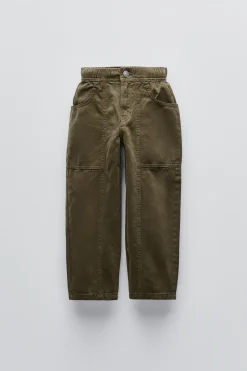 Niños ZARA 6 - 14 Años·Pantalones<PANTALÓN BARREL