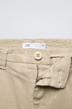 Niños ZARA 6 - 14 Años·Pantalones<PANTALÓN BARREL BOLSILLO