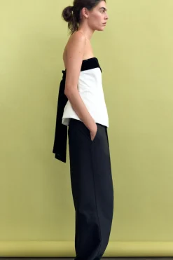 New PANTALÓN BARREL BOLSILLOS Mujer Pantalones