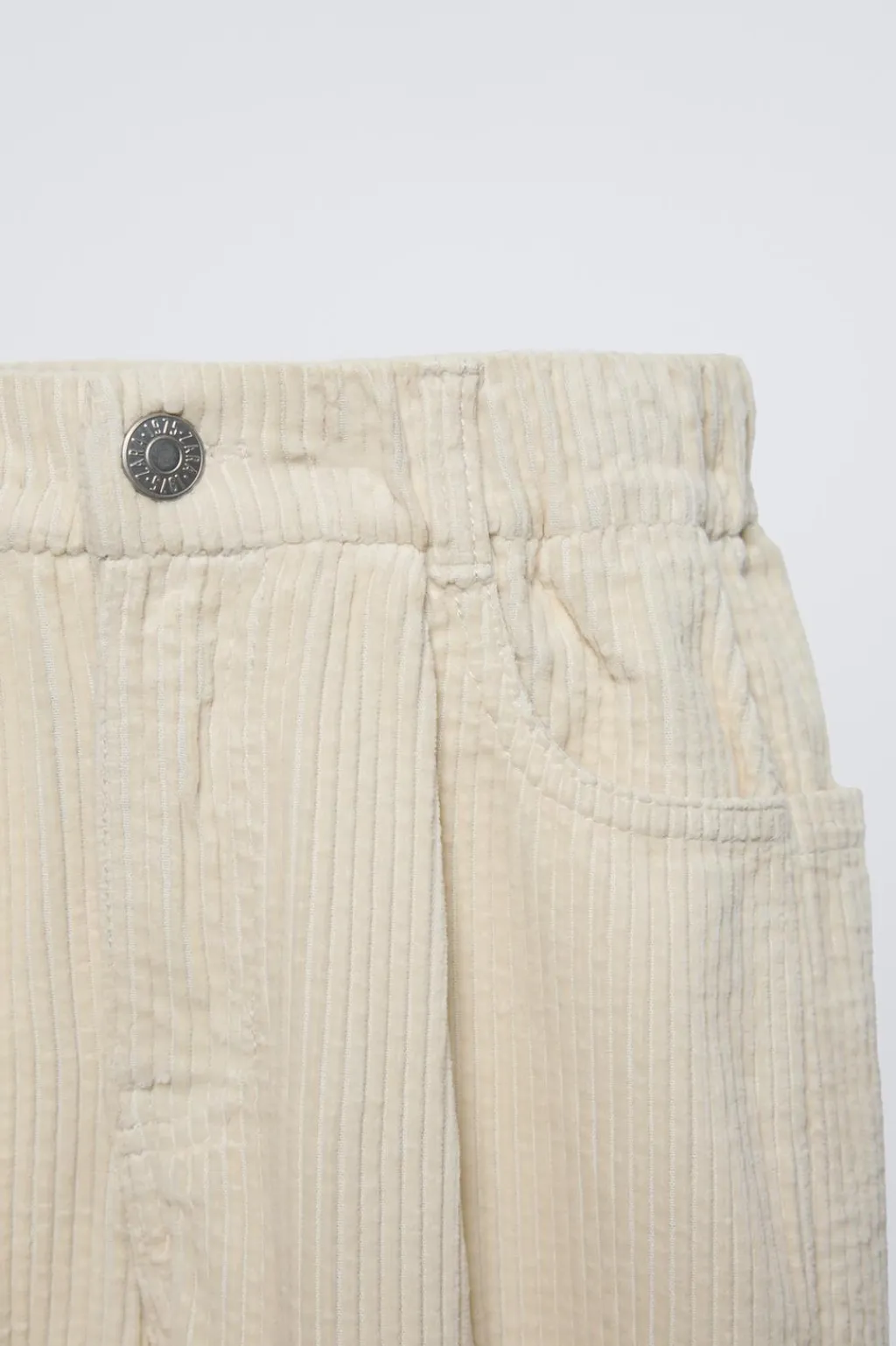 Niños ZARA 6 - 14 Años·Pantalones<PANTALÓN BARRELL PANA