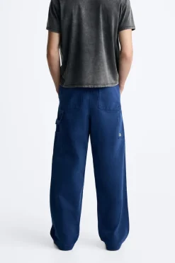 Online PANTALÓN BOLSILLO CARPINTERO LAVADO Hombre Pantalones