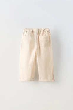 Niños ZARA 1½ - 6 Años·Pantalones|6 - 18 Meses·Pantalones / Leggings<PANTALÓN BOLSILLO CROCHET