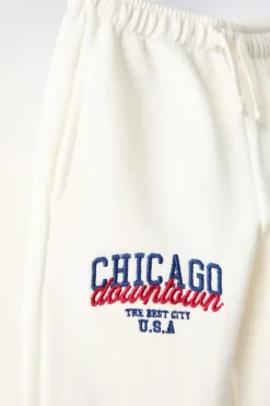 Niños ZARA 1½ - 6 Años·Pantalones|1½ - 6 Años·Chándal<PANTALÓN BORDADO CHICAGO