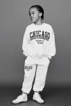 Niños ZARA 1½ - 6 Años·Pantalones|1½ - 6 Años·Chándal<PANTALÓN BORDADO CHICAGO