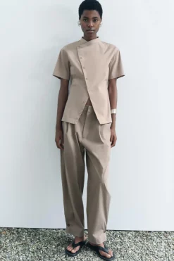 Discount PANTALÓN BOTÓN BAJO ZW COLLECTION Mujer Pantalones