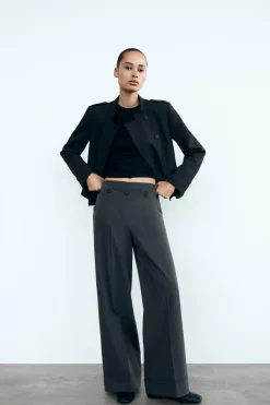 Hot PANTALÓN BOTONES Mujer Pantalones