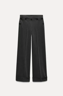 Hot PANTALÓN BOTONES Mujer Pantalones