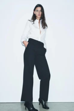 Fashion PANTALÓN BOTONES ZW COLLECTION Mujer Pantalones